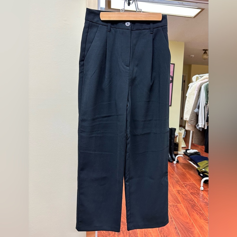 Oak + Fort Straight Leg Trouser - Picture 1 of 9